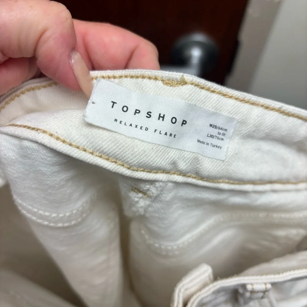 Topshop Relaxed Flare Jeans